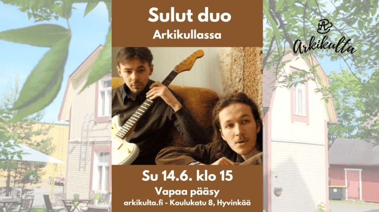 Sulut duo – haaveilupoppia&nbsp;14.6.