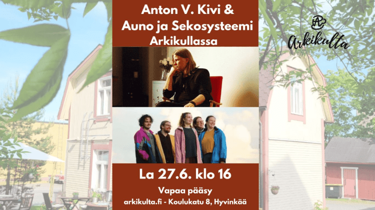 Auno ja Sekosysteemi, Anton V. Kivi – folkpoppia&nbsp;27.6.