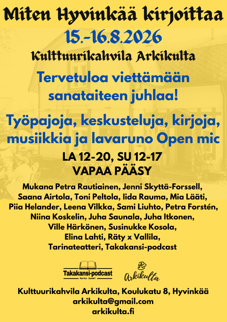 Miten Hyvinkää kirjoittaa 15. ja&nbsp;16.8.2026